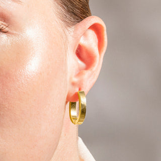 Pendientes acabado oro 18K - Firax-amarillo