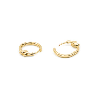 Pendientes acabado en oro amarillo de 18k - Irado-Dorado