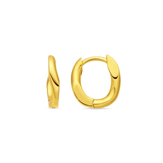 Pendientes acabado en oro amarillo de 18k - Aelen-Dorado