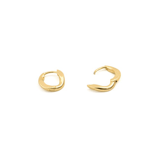 Pendientes acabado en oro amarillo de 18k - Aelen-Dorado