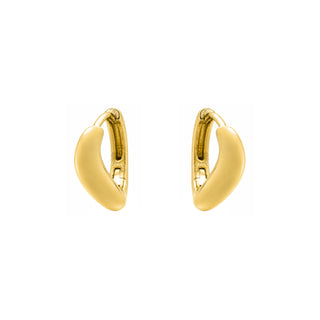 Pendientes acabado en oro amarillo de 18k - Lanwise-Dorado