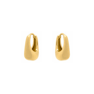 Pendientes acabado en oro amarillo de 18k - Lithran-Dorado