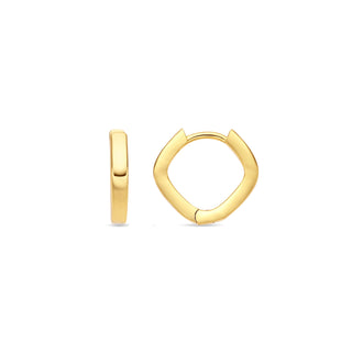 Pendientes acabado en oro amarillo de 18k - Idrial-Dorado