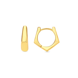 Pendientes acabado en oro amarillo de 18k - Jibruk-Dorado