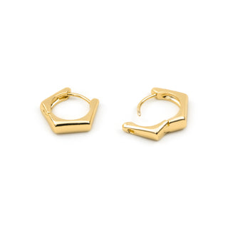 Pendientes acabado en oro amarillo de 18k - Jibruk-Dorado