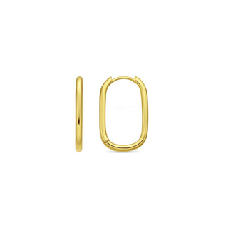 Pendientes acabado en oro amarillo de 18k - Huitza-Dorado
