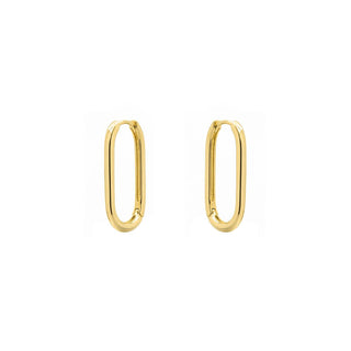 Pendientes acabado en oro amarillo de 18k - Huitza-Dorado