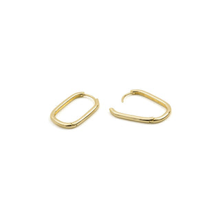 Pendientes acabado en oro amarillo de 18k - Huitza-Dorado