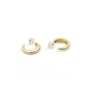 Pendientes acabado en oro amarillo de 18k - Reya-Dorado