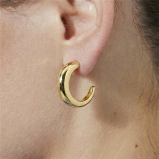 Pendientes acabado en oro amarillo de 18k - Reya-Dorado