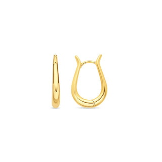Pendientes acabado en oro amarillo de 18k - Icton-Dorado