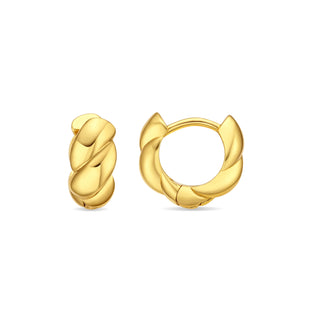 Pendientes acabado en oro amarillo de 18k - Orde-Dorado