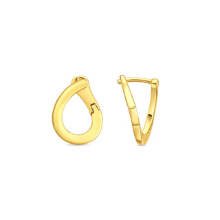 Pendientes acabado en oro amarillo de 18k - Krith-Dorado