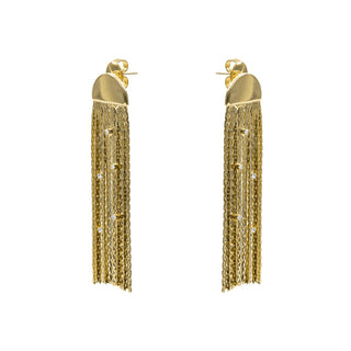 Pendientes Edhelya acabado oro amarillo 18k - Edhelya-AMARILLO