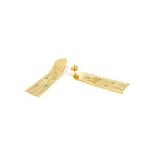 Pendientes Edhelya acabado oro amarillo 18k - Edhelya-AMARILLO