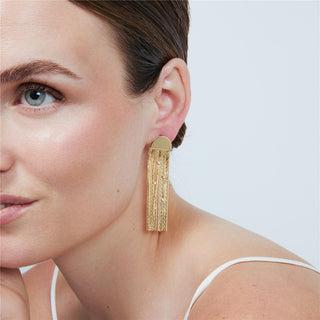 Pendientes Edhelya acabado oro amarillo 18k - Edhelya-AMARILLO