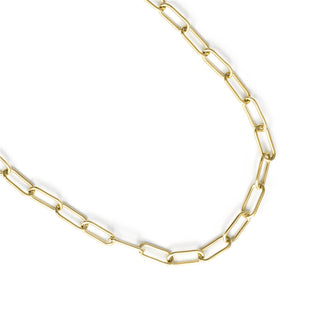 Collar de Perla Blanca acabado en oro amarillo de 18k - Irath-Dorado