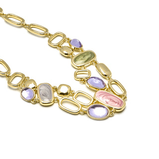 Collar con Lacado Multicolor acabado oro 18k - Laido-multicolor