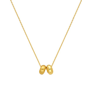 Collar acabado en oro amarillo de 18k - Jiola-Dorado