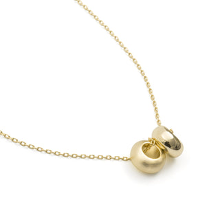 Collar acabado en oro amarillo de 18k - Jiola-Dorado