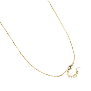 Collar de Cristal Rosa acabado en oro amarillo de 18k - Dilom-Plateado