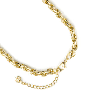 Collar de Cristal Multicolor acabado en oro amarillo de 18k - Moodab-MULTICOLOR