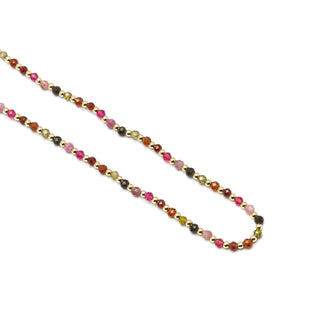 Collar de Cristal Multicolor acabado en oro amarillo 18K - Irfoa-multicolor