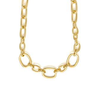 Collar acabado en oro amarillo 18k - Danli-amarillo