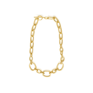 Collar acabado en oro amarillo 18k - Danli-amarillo