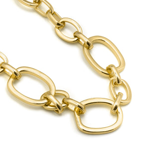 Collar acabado en oro amarillo 18k - Danli-amarillo