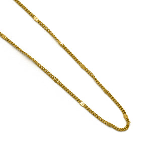 Collar de 45cm acabado en Oro Amarillo de 18K - Ejae-amarillo