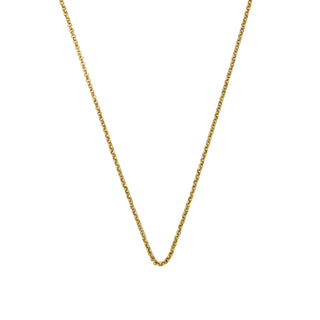 Collar de 45cm acabado en Oro Amarillo de 18k - Akido-amarillo