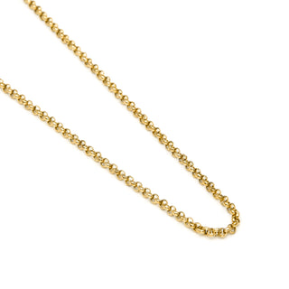 Collar de 45cm acabado en Oro Amarillo de 18k - Akido-amarillo