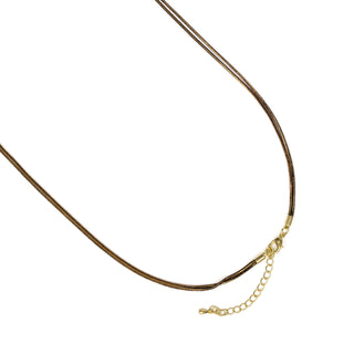 Collar acabado en oro amarillo de 18k - Forwine-DORADO