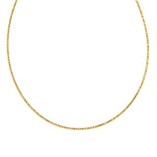 Collar de 46cm acabado en Oro Amarillo de 18k - Nui-amarillo