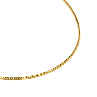 Collar de 46cm acabado en Oro Amarillo de 18k - Nui-amarillo