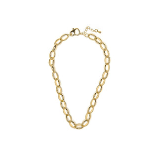 Collar de 42cm acabado en Oro Amarillo de 18k - Hande-amarillo