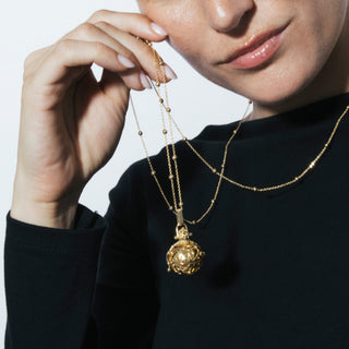 Collar acabado en oro amarillo de 18k - Kalik-amarillo