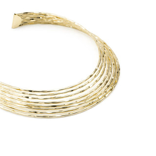 Collar acabado en oro amarillo de 18k - Kaku-Dorado