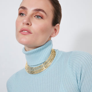 Collar acabado en oro amarillo de 18k - Kaku-Dorado