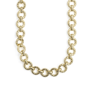 Collar acabado en oro amarillo de 18k - Nakye-Dorado