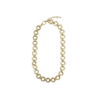 Collar acabado en oro amarillo de 18k - Nakye-Dorado