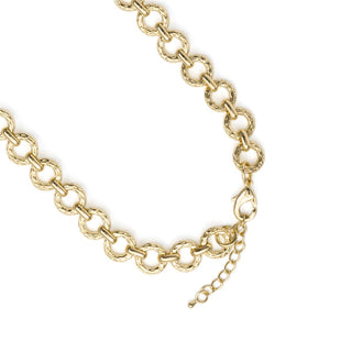 Collar acabado en oro amarillo de 18k - Nakye-Dorado
