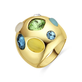 Anillo Alik acabado oro 18k - Alik-MULTICOLOR
