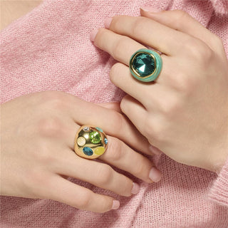 Anillo Alik acabado oro 18k - Alik-MULTICOLOR