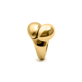 Anillo acabado en oro amarillo de 18k - Oga-amarillo