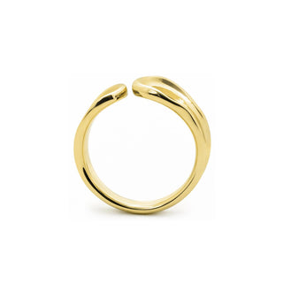 Anillo acabado en oro amarillo de 18k - Kajaw-amarillo