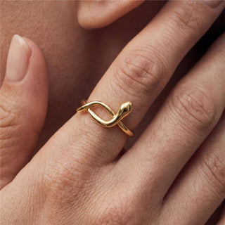 Anillo acabado oro amarillo 18k - Serphentia-AMARILLO