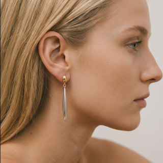 Pendientes acabado en oro amarillo de 18k - Grunder-Dorado