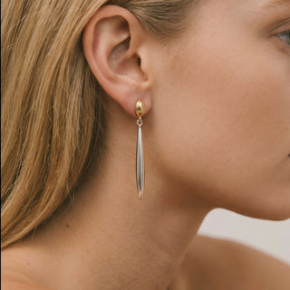 Pendientes acabado en oro amarillo de 18k - Grunder-Dorado